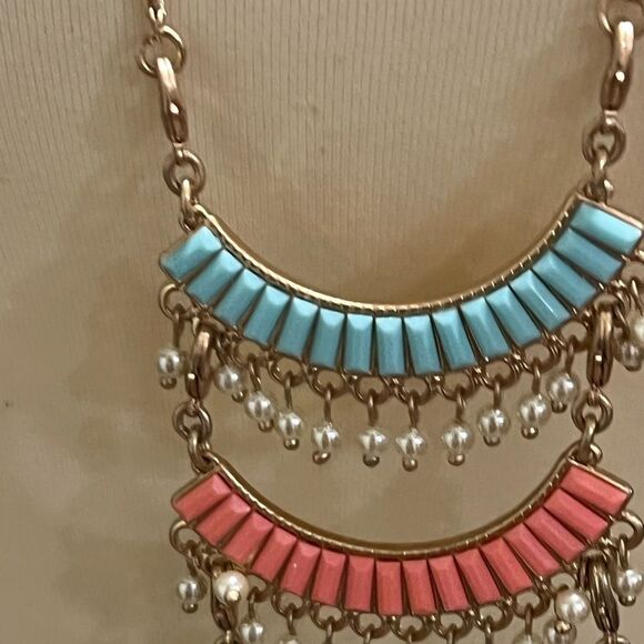 Premier Designs “ Fiesta” Multicolor Pendant Necklace #PDNK2 - Picture 5 of 7